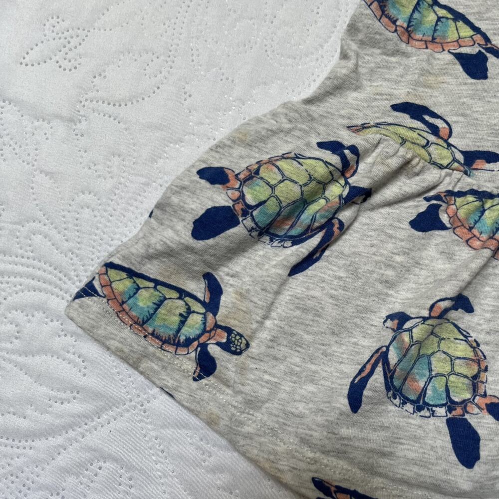 Tea Collection Turtles Tie Shoulder Dress Size 12m - Picture 6 of 7